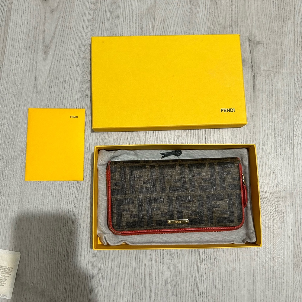 Fendi Zip Around Wallet